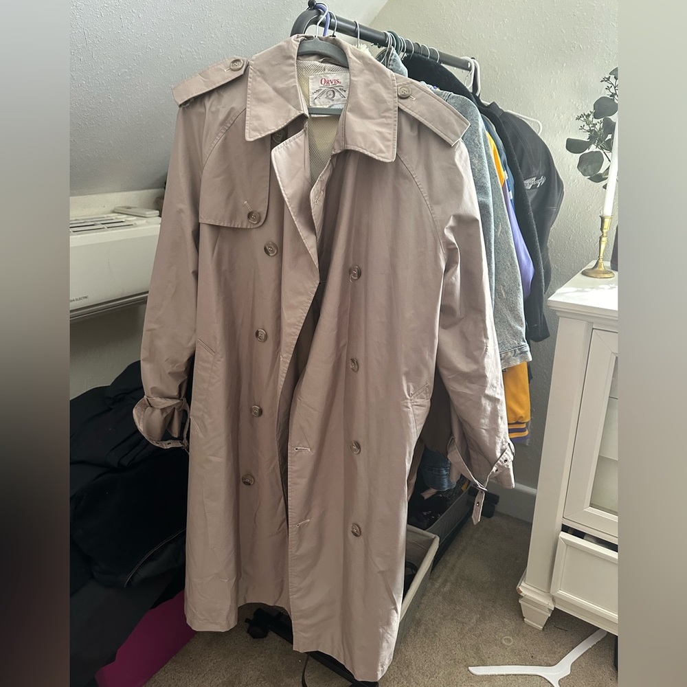 Vintage Orvis Trench Coat